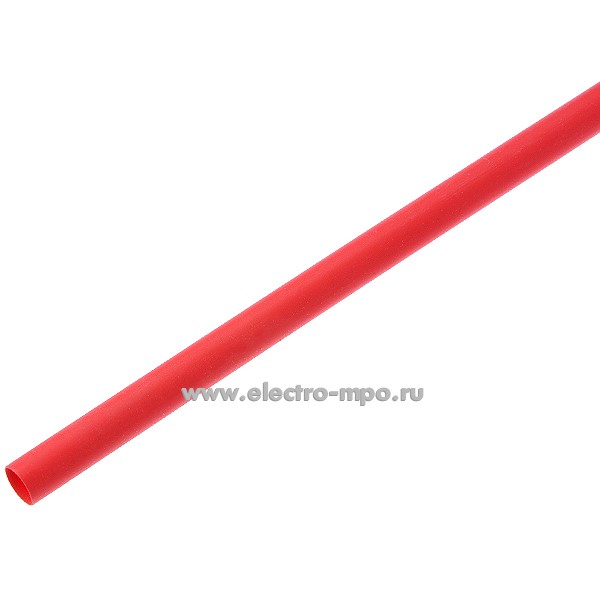 63004.Т3004 Трубка NA201 1,6/0,8мм термоусаживаемая красная L=1м (ECS Cable Protection Польша)