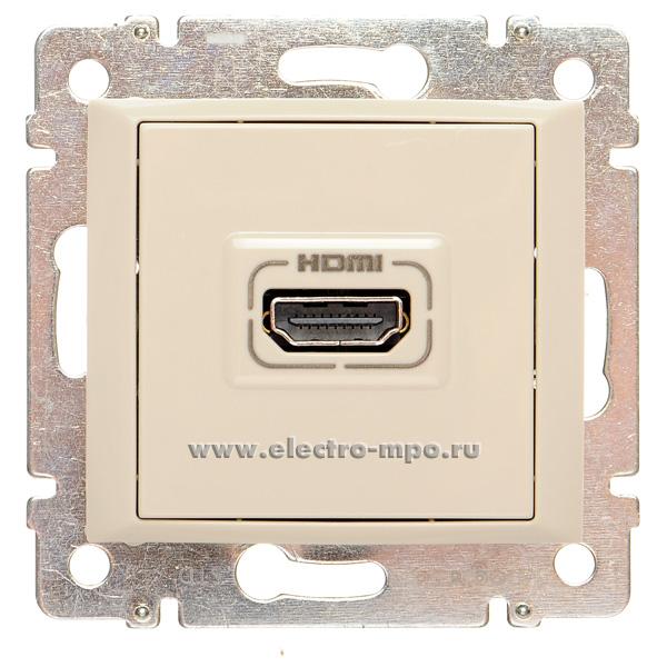 Р7715. Механизм Valena 774185 розетки аудио/видео тип HDMI с/п бежевый (Legrand)