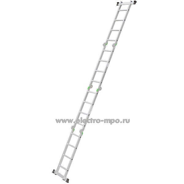 В6122. Лестница-трансформер JD-504 алюминиевая (Jiudeng)