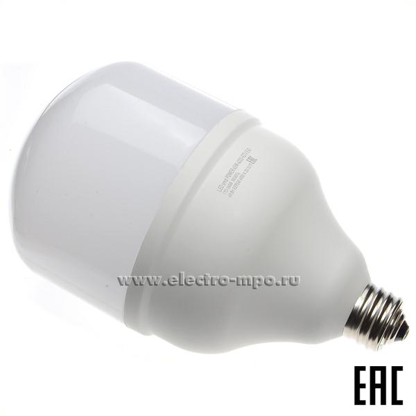 Л1260. Лампа 65Вт Б0027923 LED POWER T160-65W-4000-E27/E40 5200Лм 4000К светодиодная х/б свет (ЭРА)